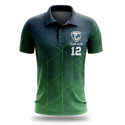 Birdseye Mesh Sublimated Performance Polo Short Sleeve 160 GSM