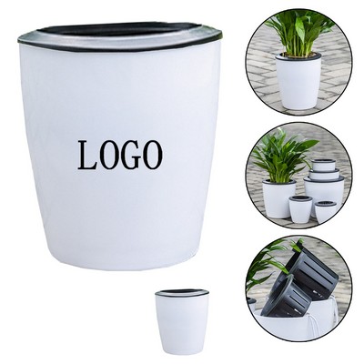 Self-water-Absorbing Flower Pot